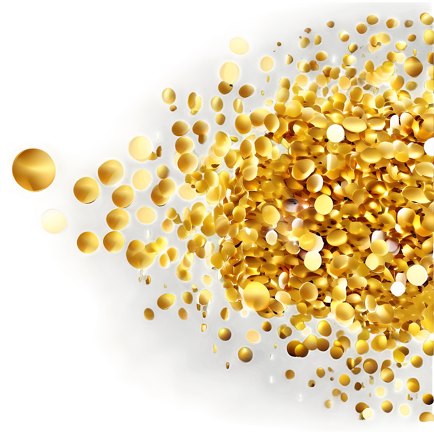 Golden Confetti Fantasy Png Esu PNG Image