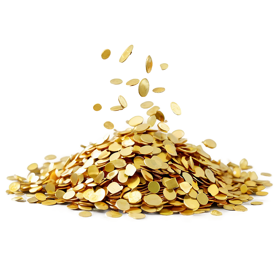 Golden Confetti Png Tmr28 PNG Image