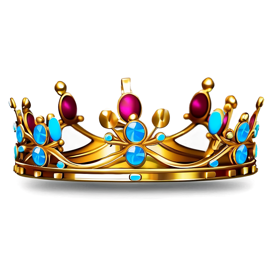 Golden Crown For Princess Png Fim PNG Image