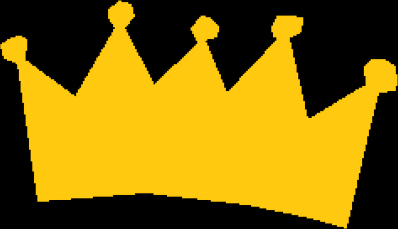 Golden Crown Graphic PNG Image