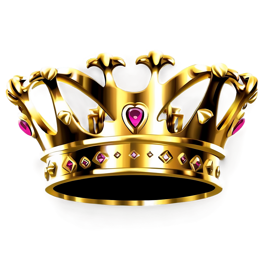 Golden Crown Sticker Png Fqa PNG Image