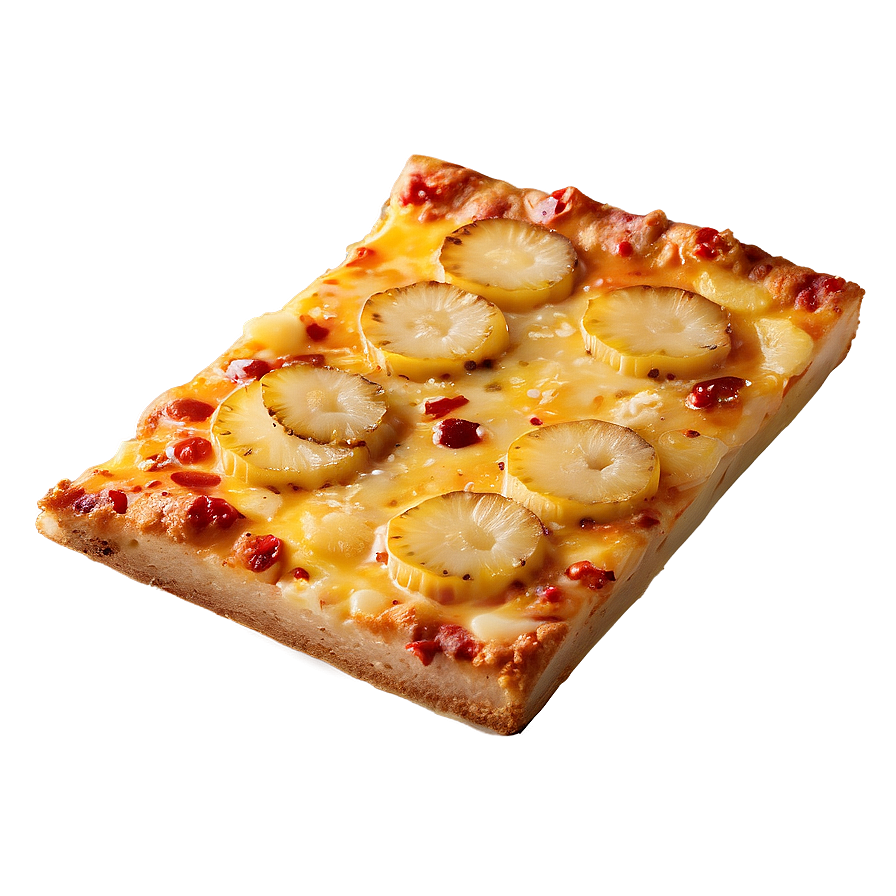 Golden Crust Pineapple Pizza Png Ayu PNG Image