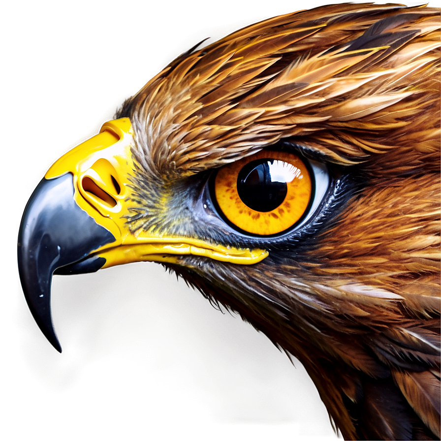 Golden Eagle Eye Detail Png Bff PNG Image