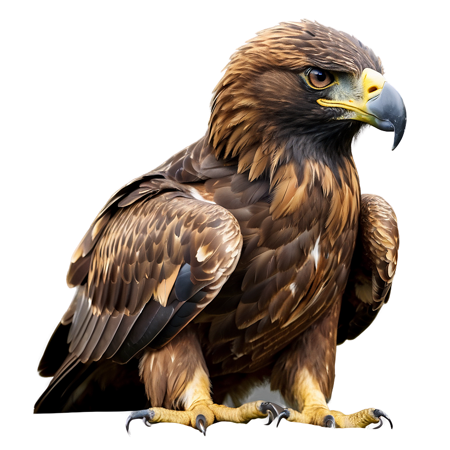 Golden Eagle Head Tilt Png Eyx PNG Image