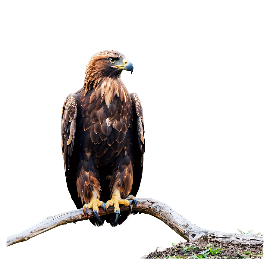 Golden Eagle In Serene Setting Png 2 PNG Image