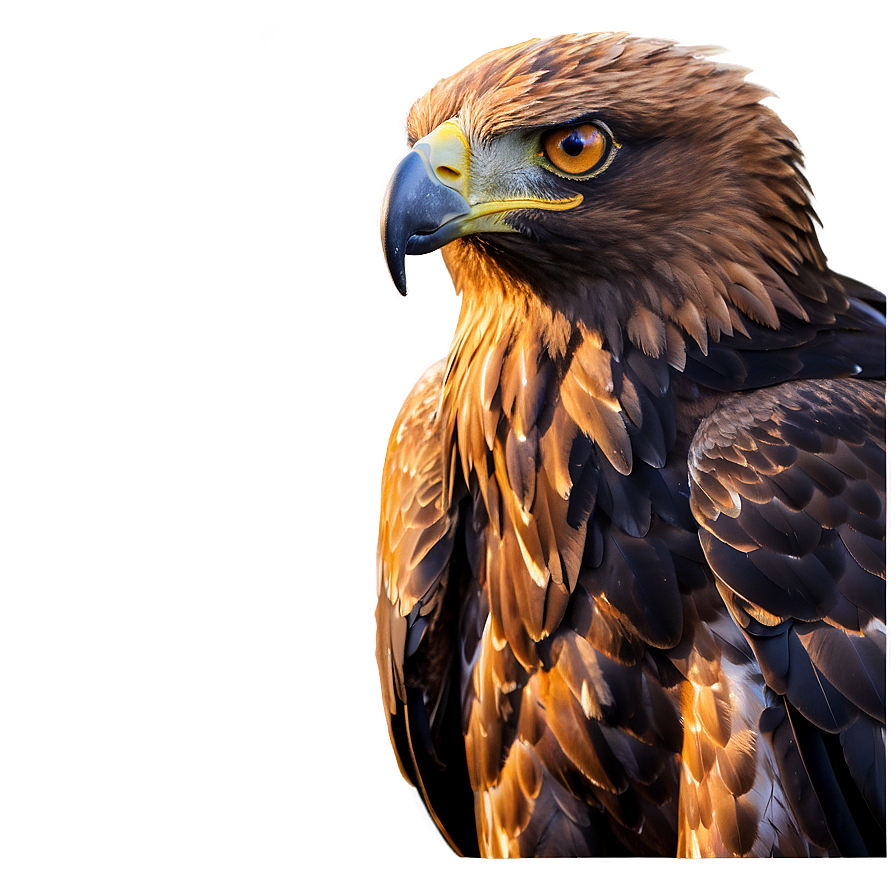 Golden Eagle In Sunset Light Png 59 PNG Image