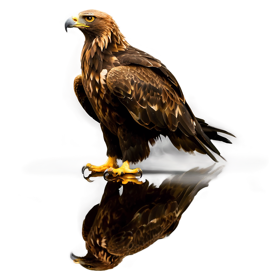 Golden Eagle Reflection Png Tnb31 PNG Image