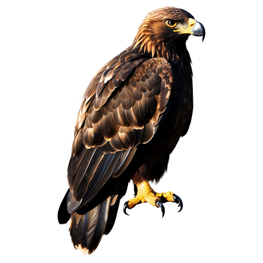 Golden Eagle Silhouette Png 62 PNG Image