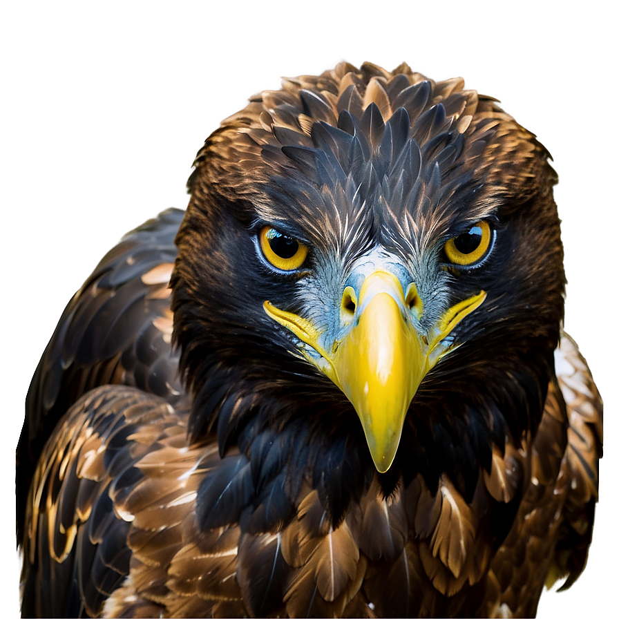 Golden Eagle With Piercing Eyes Png Qks75 PNG Image