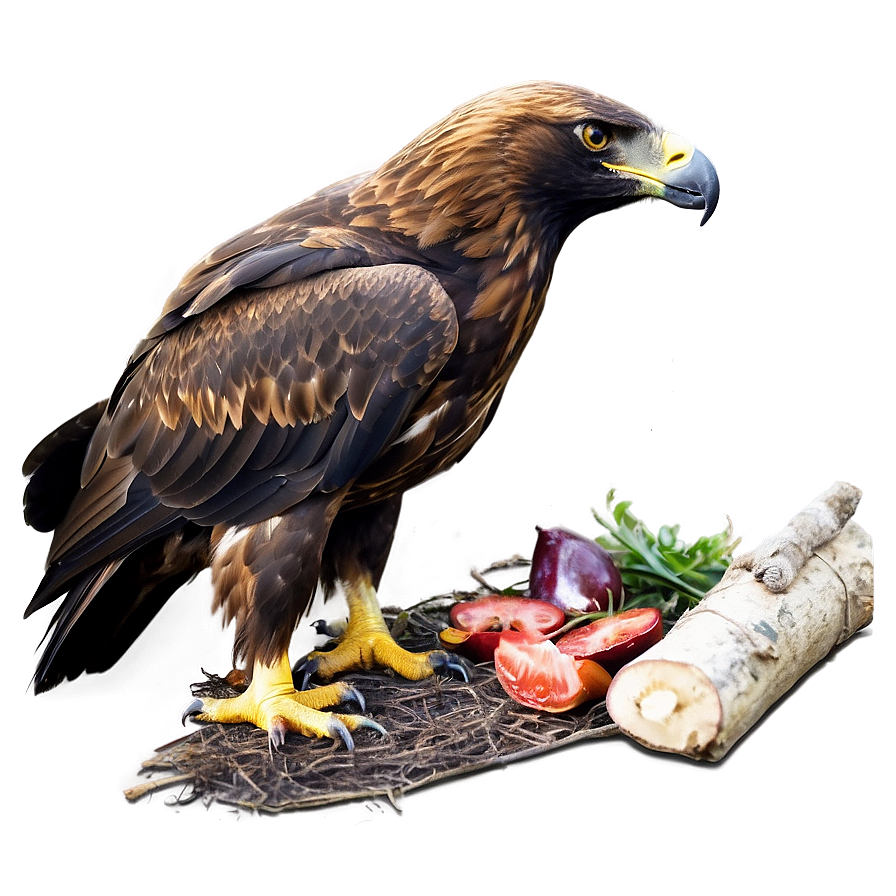 Golden Eagle With Prey Png 06202024 PNG Image