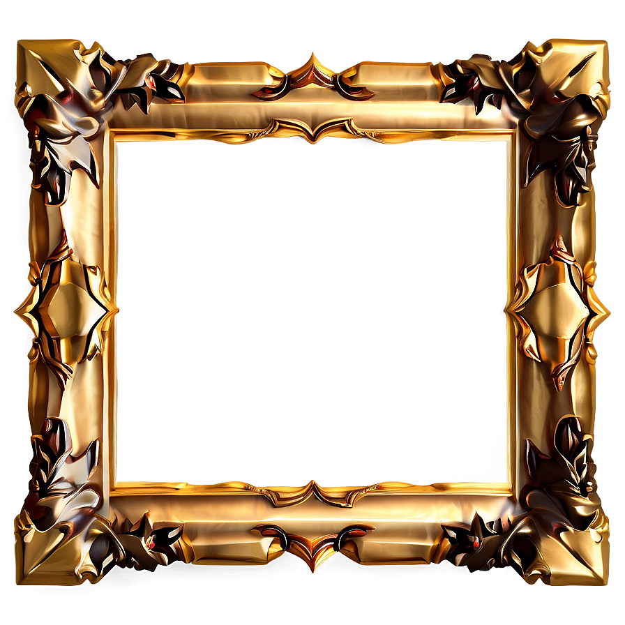 Golden Frame Background Png 53 PNG Image