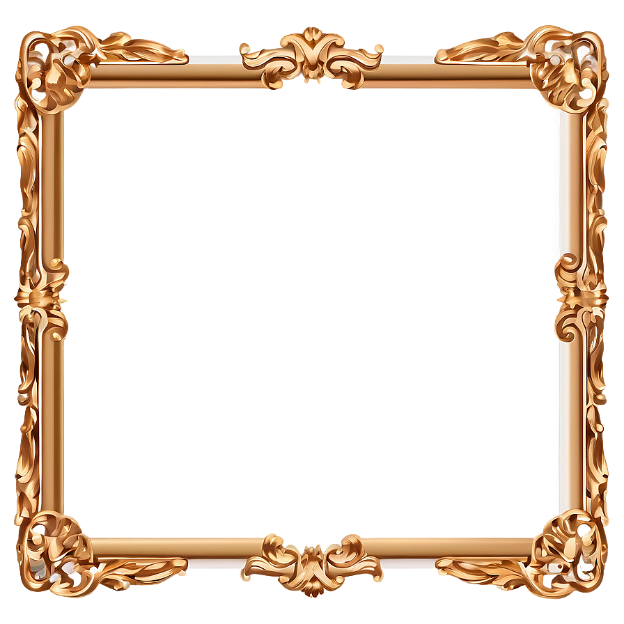 Golden Frame Invitation Png Wuu91 PNG Image