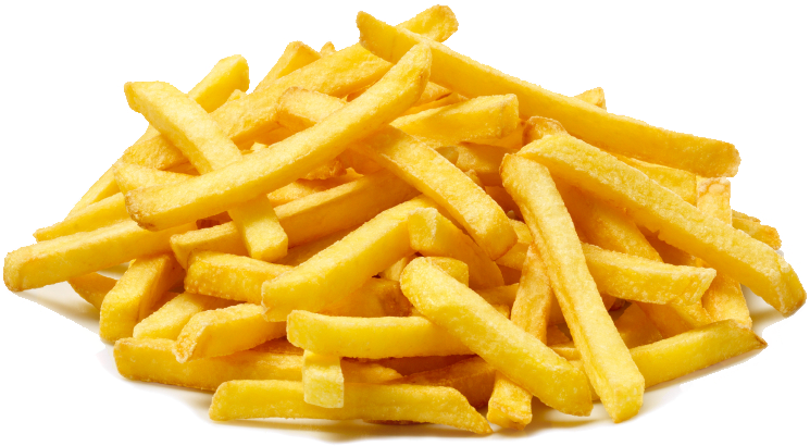 Golden French Fries Pile.png PNG Image