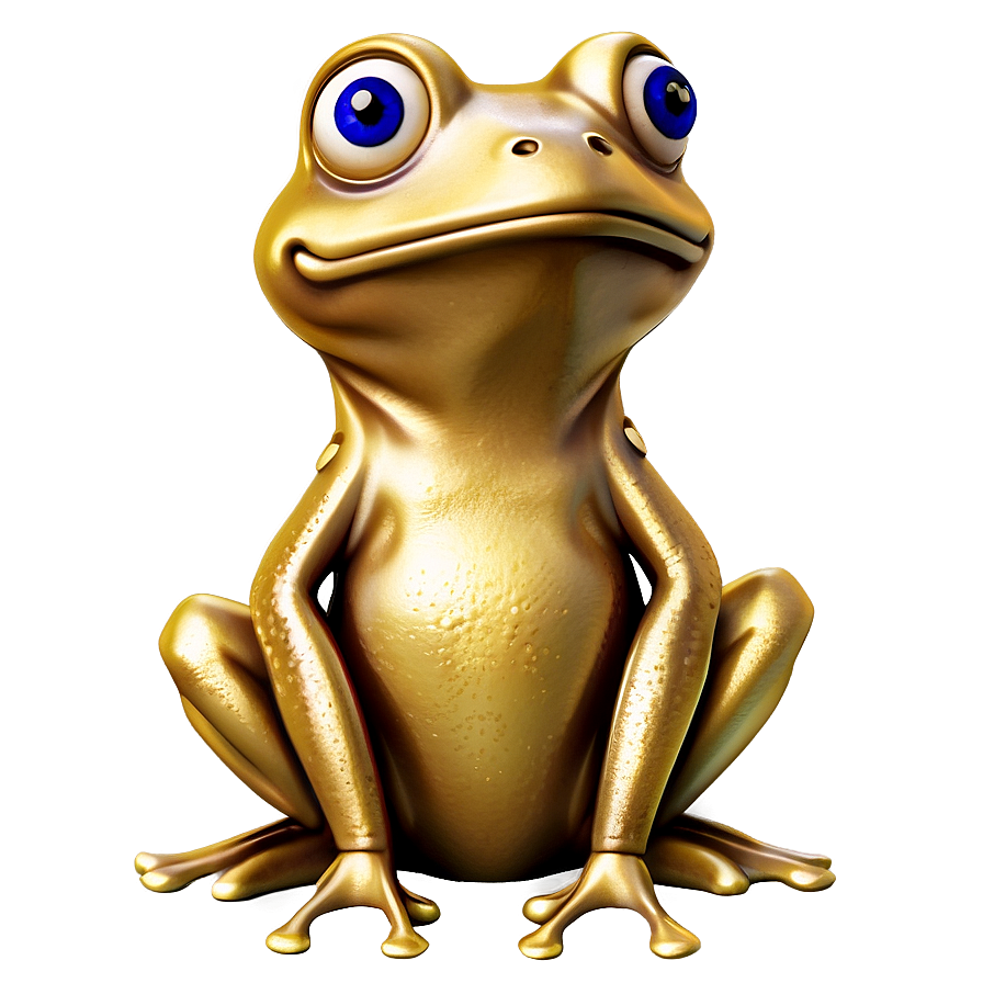 Golden Frog Icon Png 05032024 PNG Image