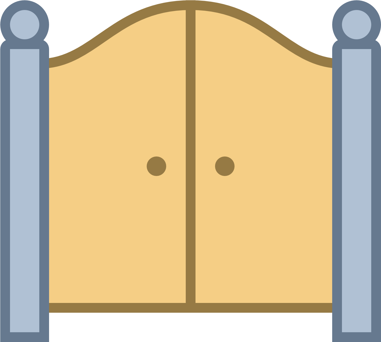 Golden Gate Icon Graphic PNG Image