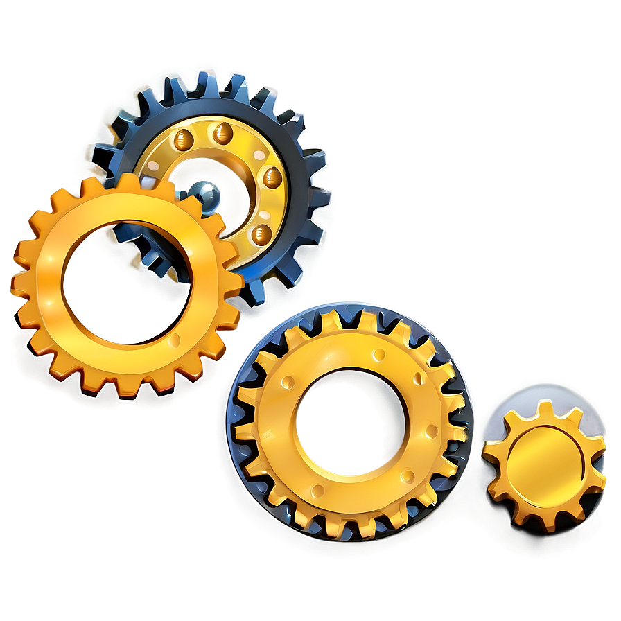 Golden Gear Icon Png 05252024 PNG Image