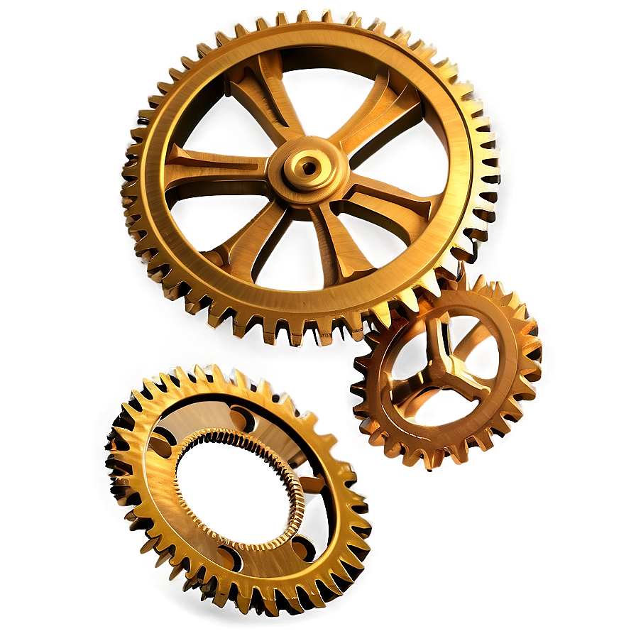 Golden Gear Png 05042024 PNG Image