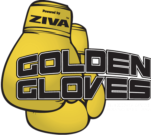 Golden Gloves Gym Logo PNG Image