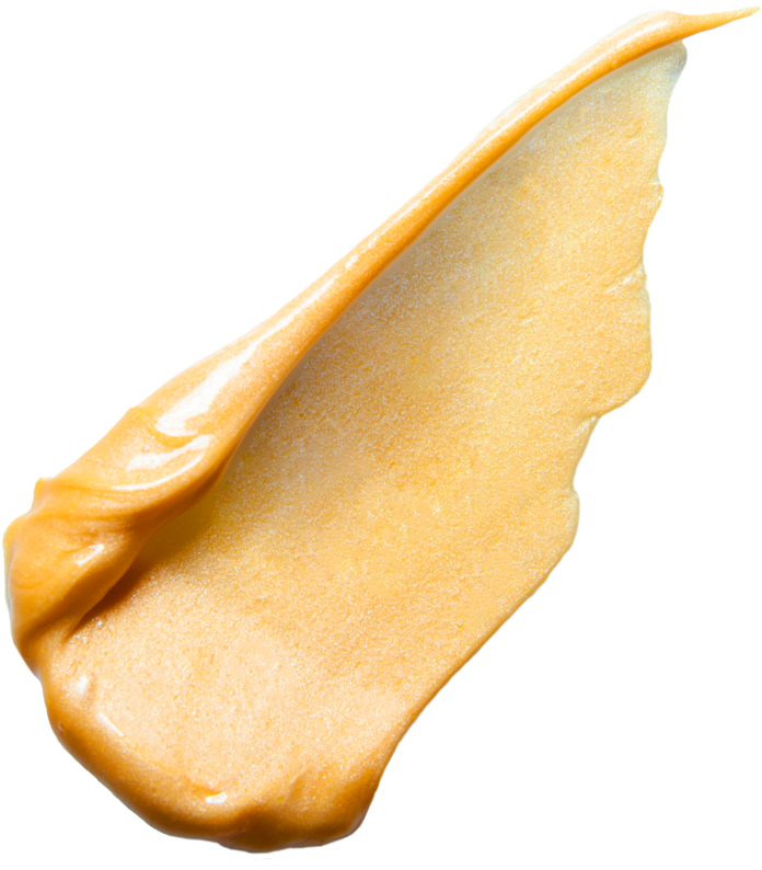 Golden Haldi Paste Swipe PNG Image