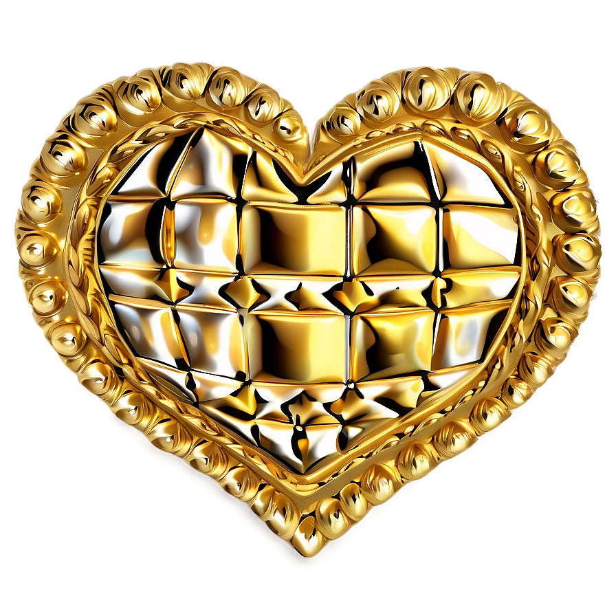 Golden Hearts Png Sog56 PNG Image