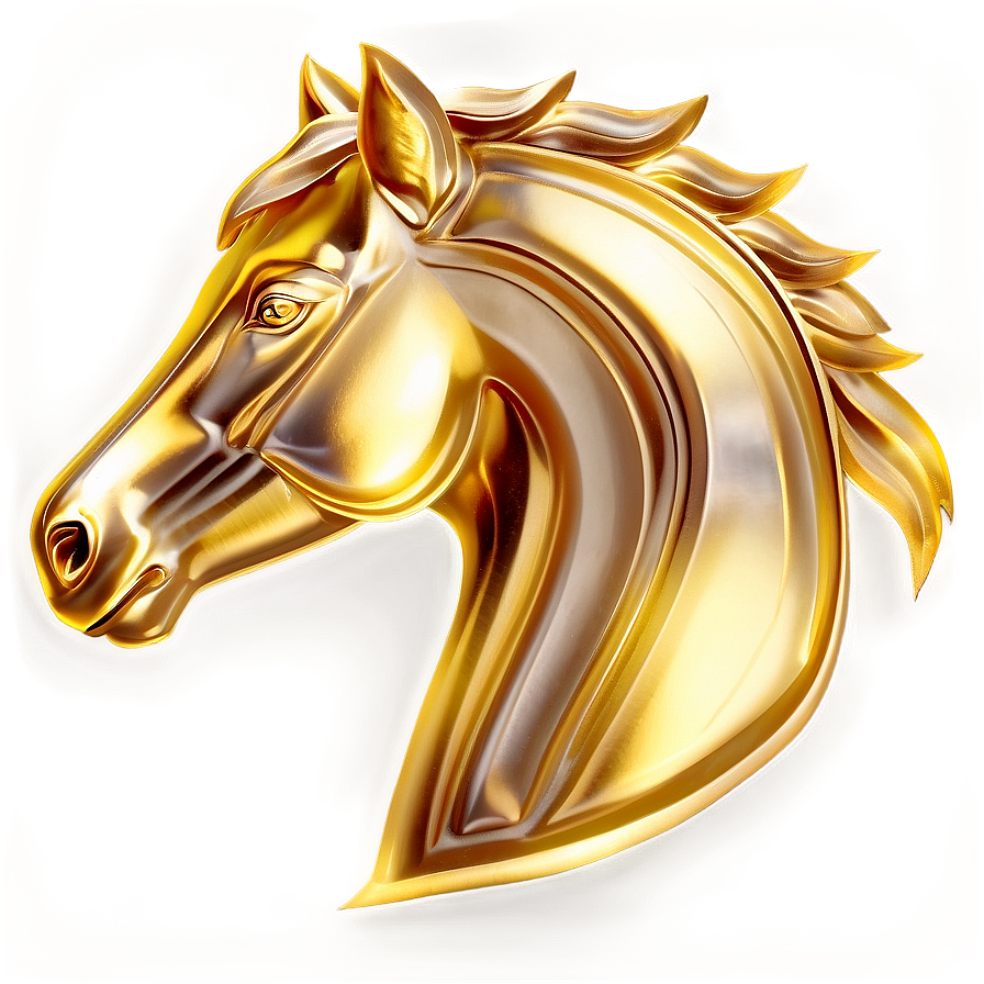 Golden Horse Png 05032024 PNG Image