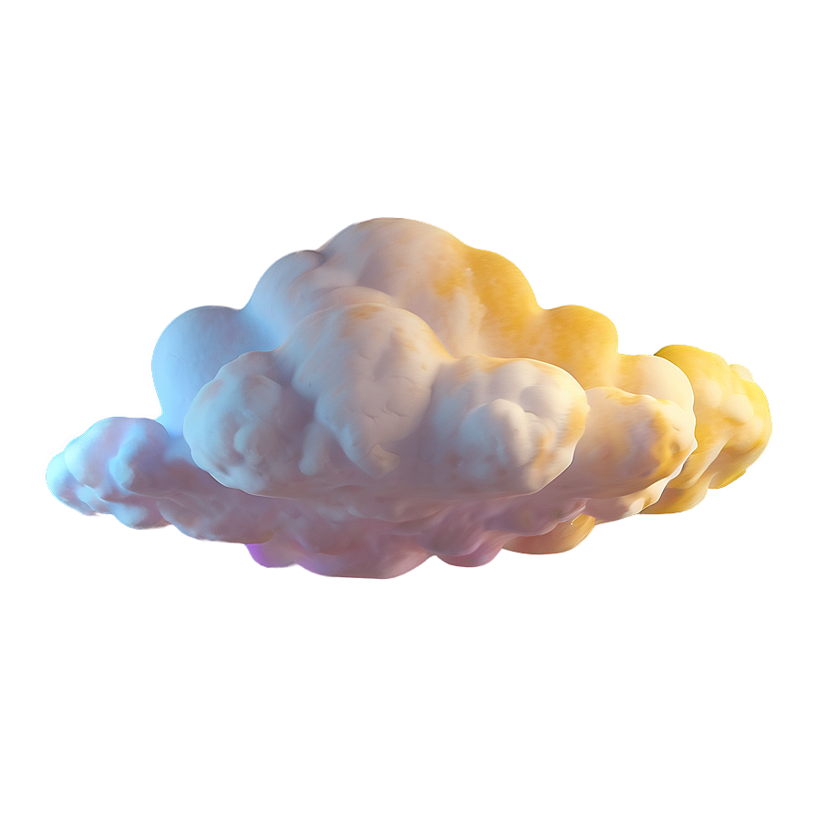 Golden Hour Dream Cloud Png Pat PNG Image