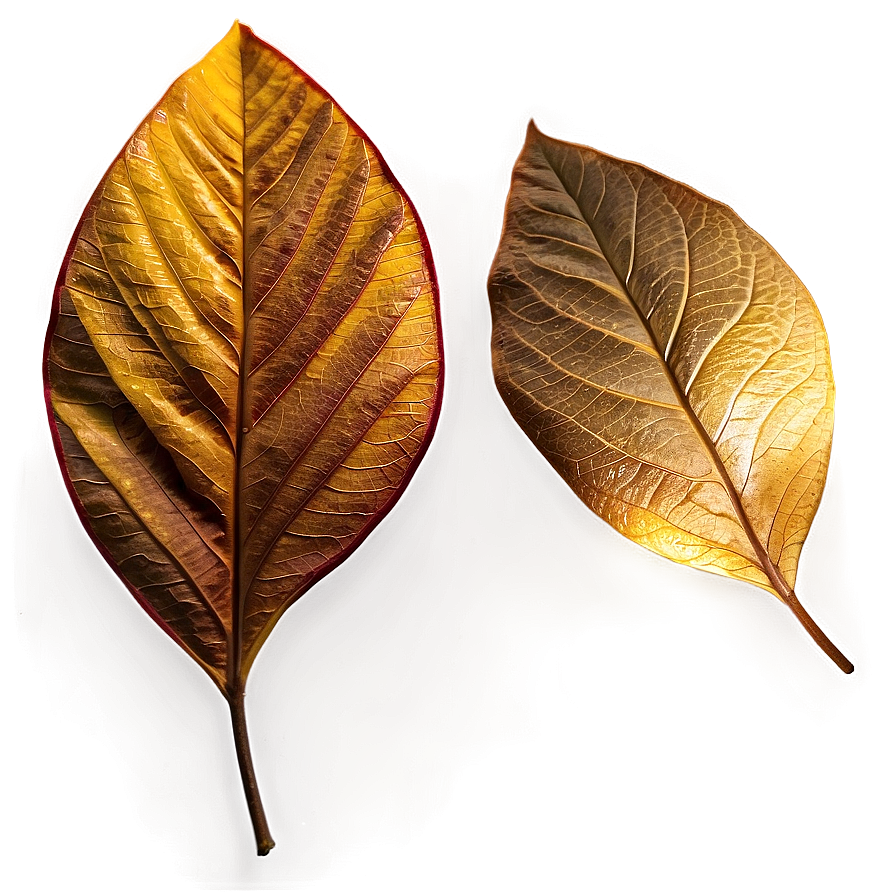 Golden Hour Leaves Png Myn4 PNG Image