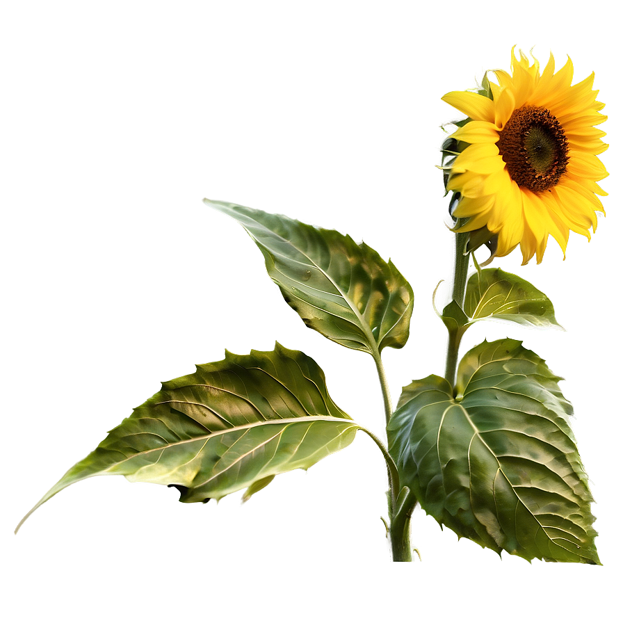 Golden Hour Sunflower Png 05252024 PNG Image