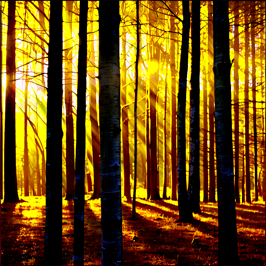 Golden Hour Woods Png Gwg18 PNG Image