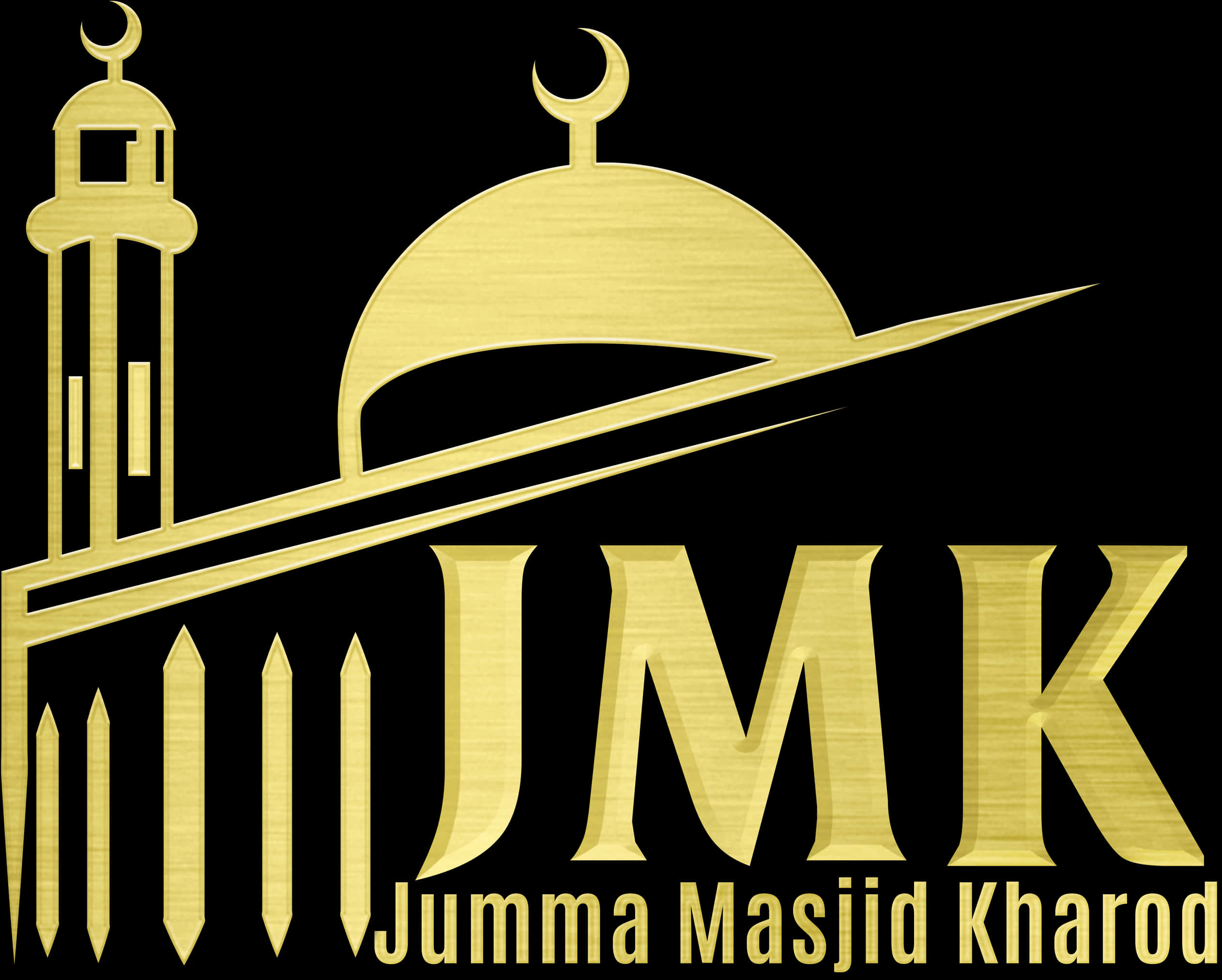 Golden_ Jumma_ Masjid_ Kharod_ Logo PNG Image