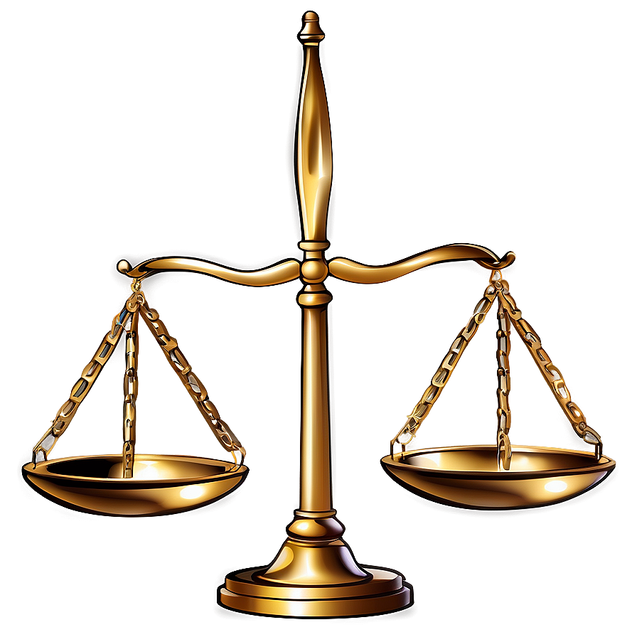 Golden Justice Scale Png Fpy33 PNG Image