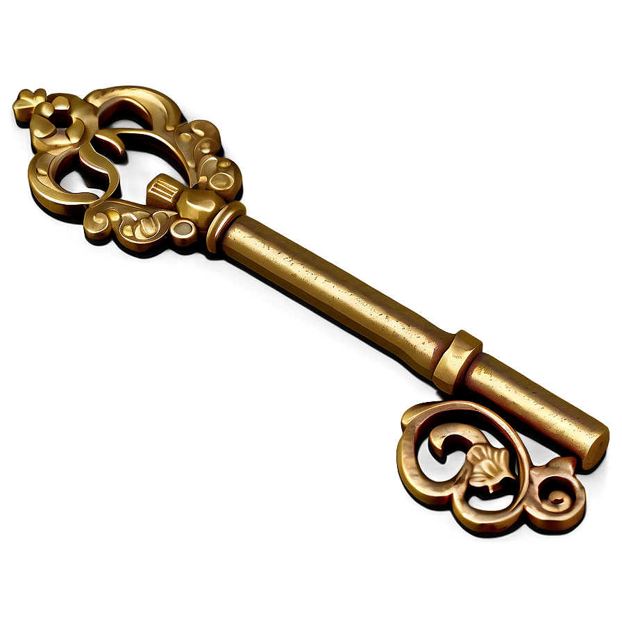 Golden Key Vintage Png 26 PNG Image