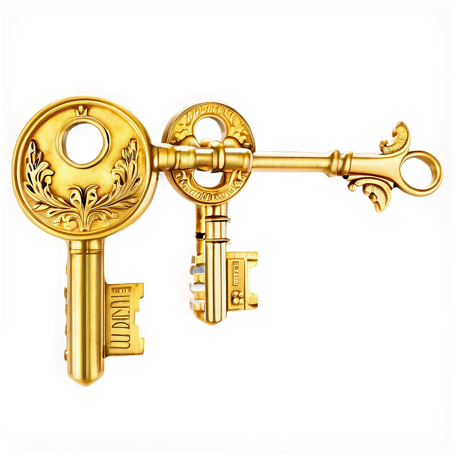 Golden Keys Png 20 PNG Image