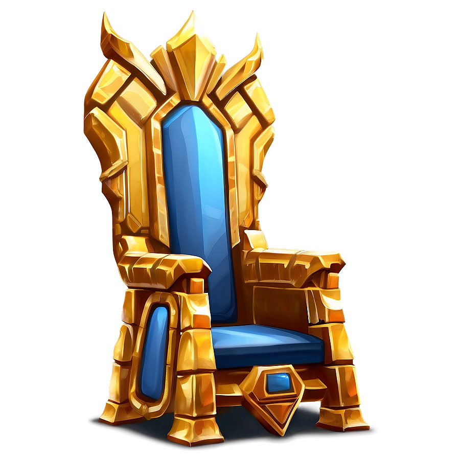 Golden Monarch Throne Png Vmw79 PNG Image