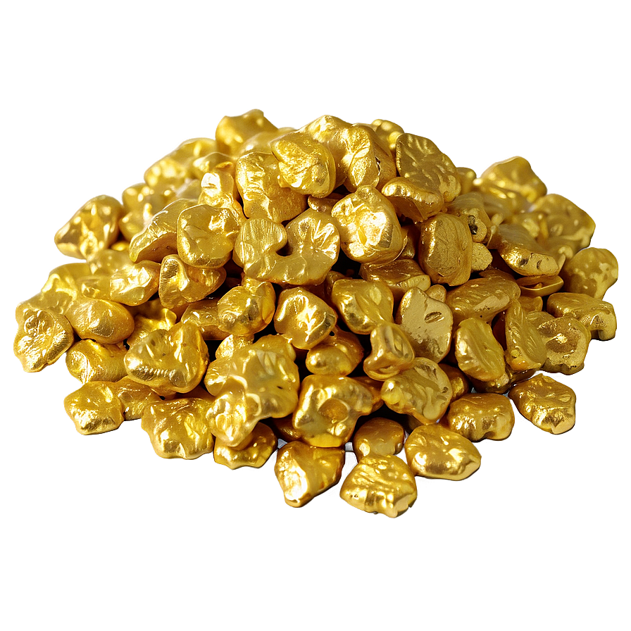 Golden Nugget Pile Png Inp PNG Image