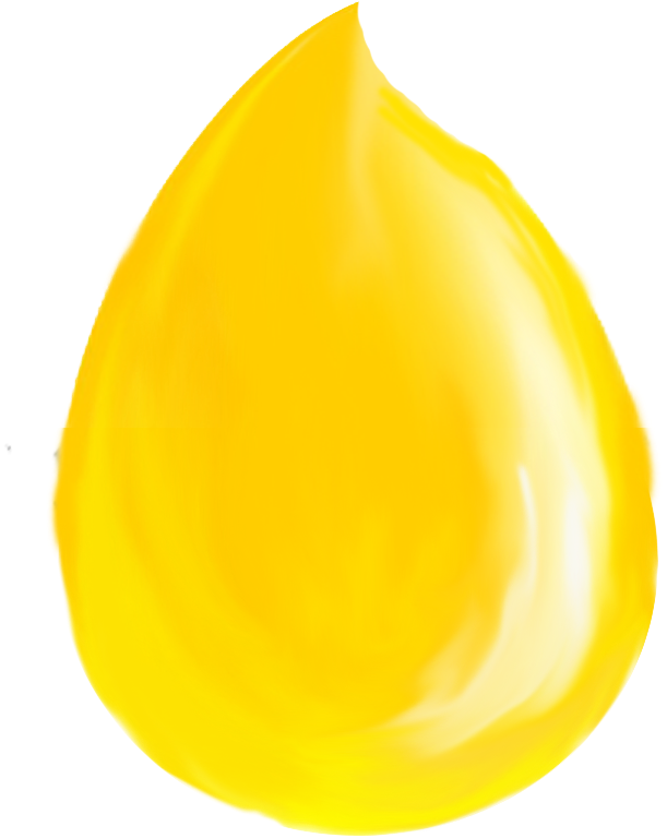 Golden Oil Drop Graphic PNG Image