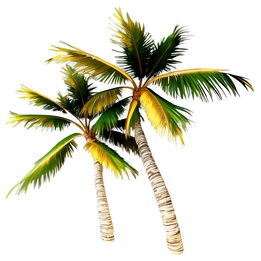 Golden Palm Tree Png Jjg PNG Image