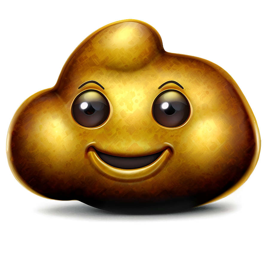 Golden Poop Emoji Png 05232024 PNG Image