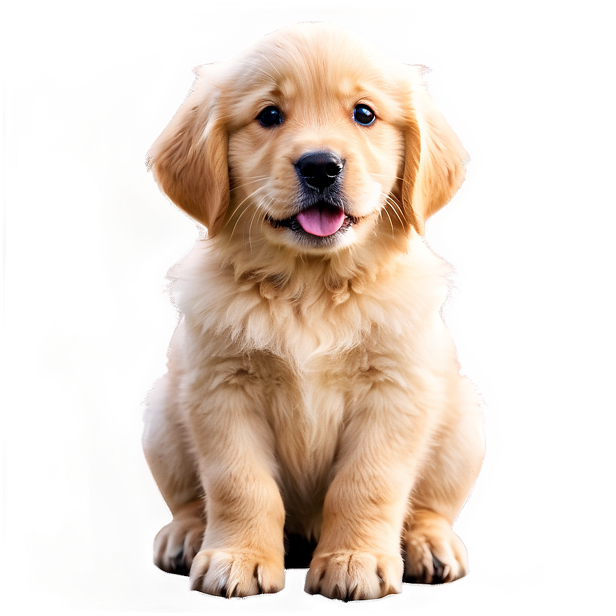 Golden Retriever Puppy D PNG Image