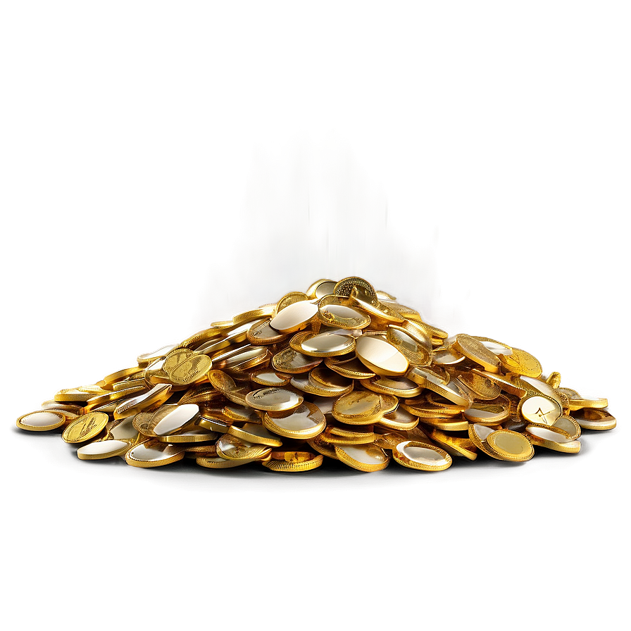 Golden Riches Pile Png Xbh41 PNG Image