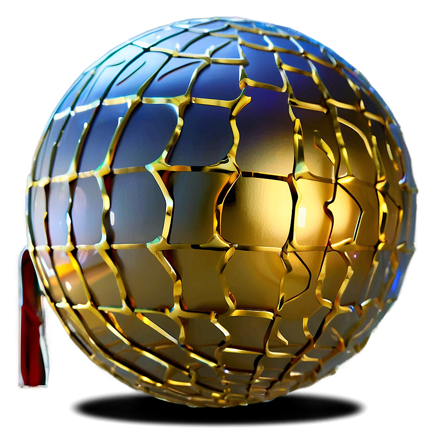 Golden Sphere Ball Png 05242024 PNG Image