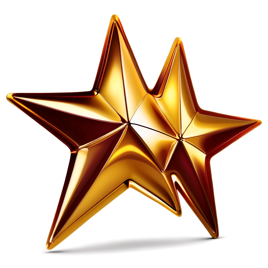 Golden Star Clipart Png Mfi PNG Image