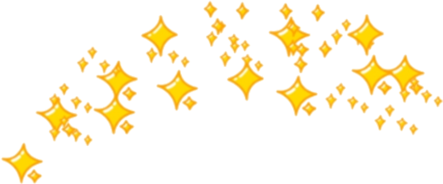 Golden Star Pattern Tumblr Background PNG Image