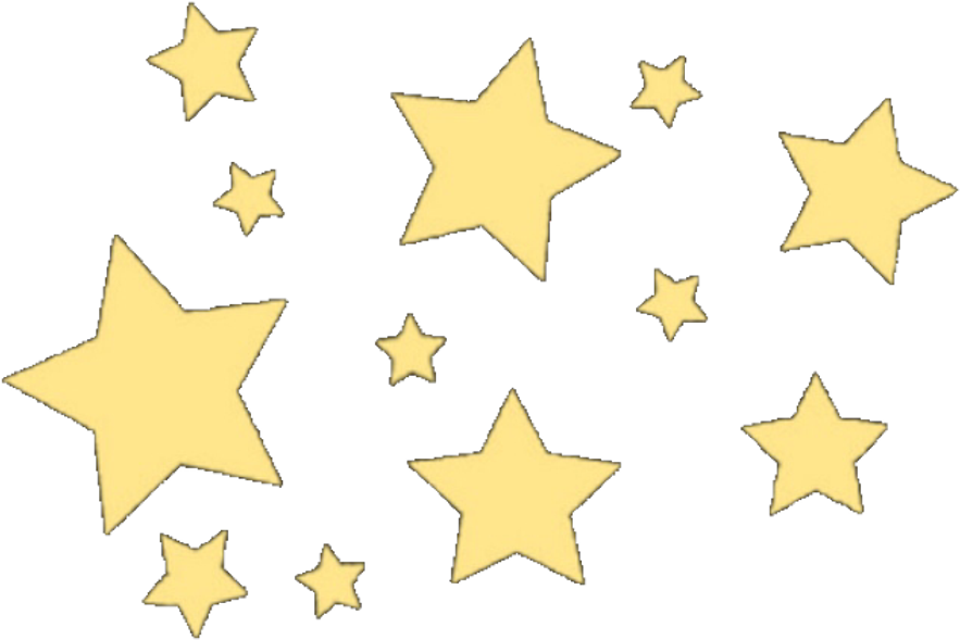 Golden Stars Scatteredon Teal Background PNG Image