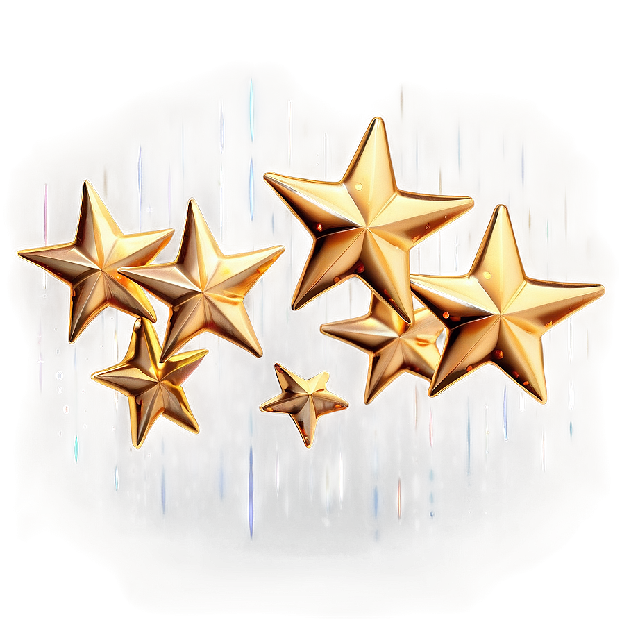 Golden Stars Transparent Png 87 PNG Image