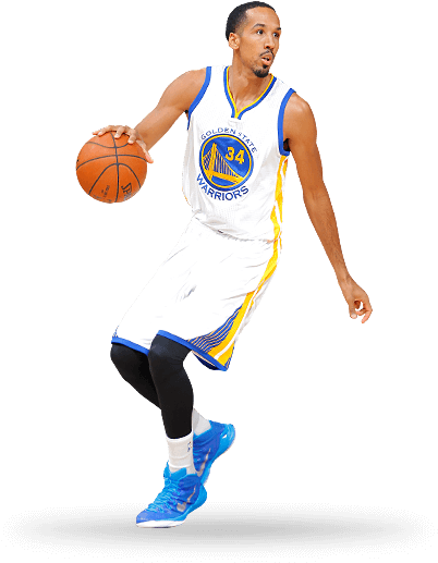 Golden State Warriors Player Dribbling Basketball PNG Image