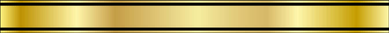 Golden Stripe Texture Banner PNG Image