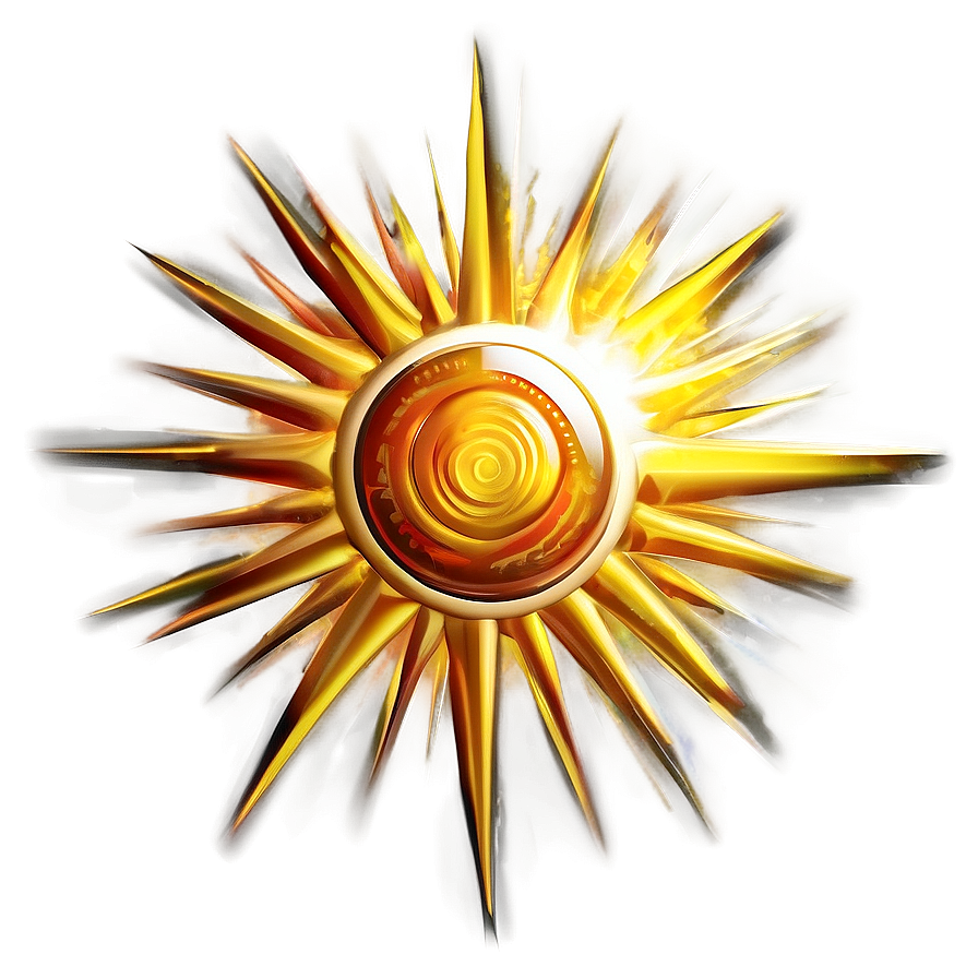 Golden Sun Rays Png 25 PNG Image