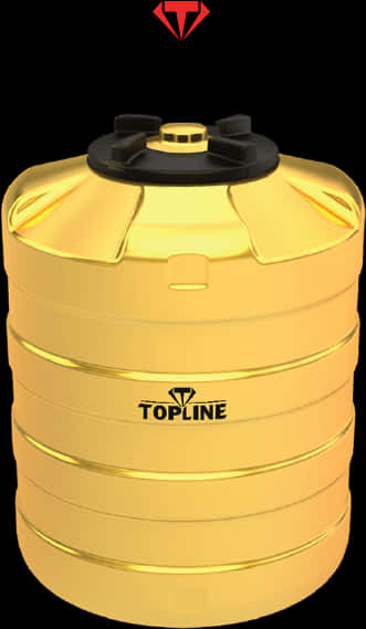 Golden Topline Water Tank PNG Image