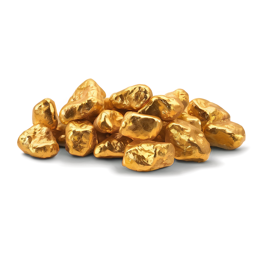 Golden Treasure Nugget Png Foe PNG Image